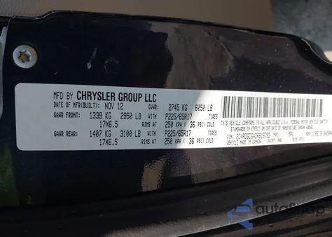 2013 Dodge Grand Caravan Sxt from USA, damaged, VIN 2C4RDGCG4DR616793